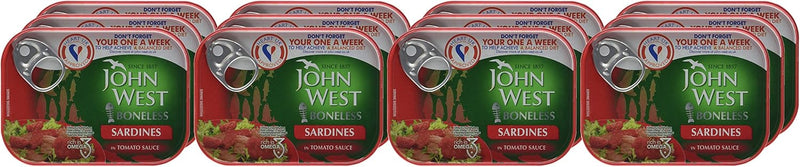 John West Sardines in Spicy Tomato Sauce Pack of 12x120g