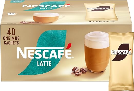 Nescafé Latte Instant Coffee Sachets Pack of 40 X 18G