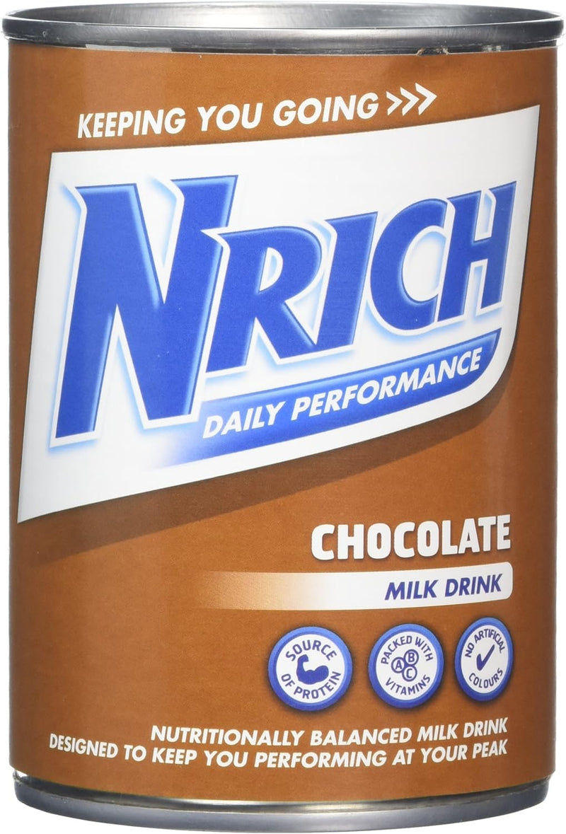 Nrich Chocolate Flavour Milk Drink Pack of 12x400 g