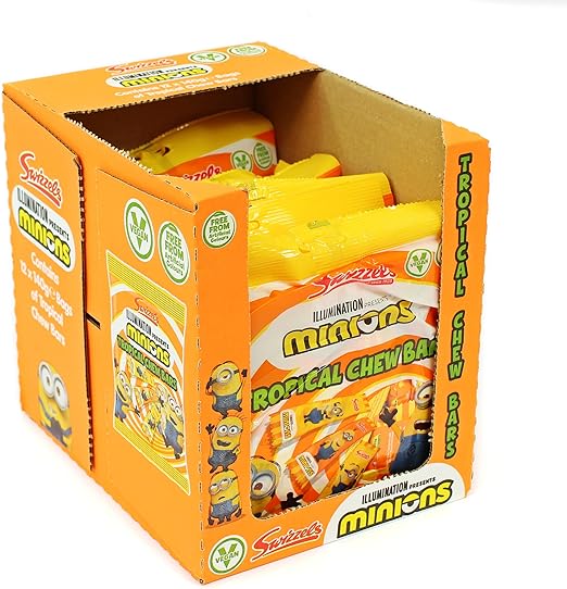 Swizzels Minions Tropical Chew Bars Pack of 12x120g