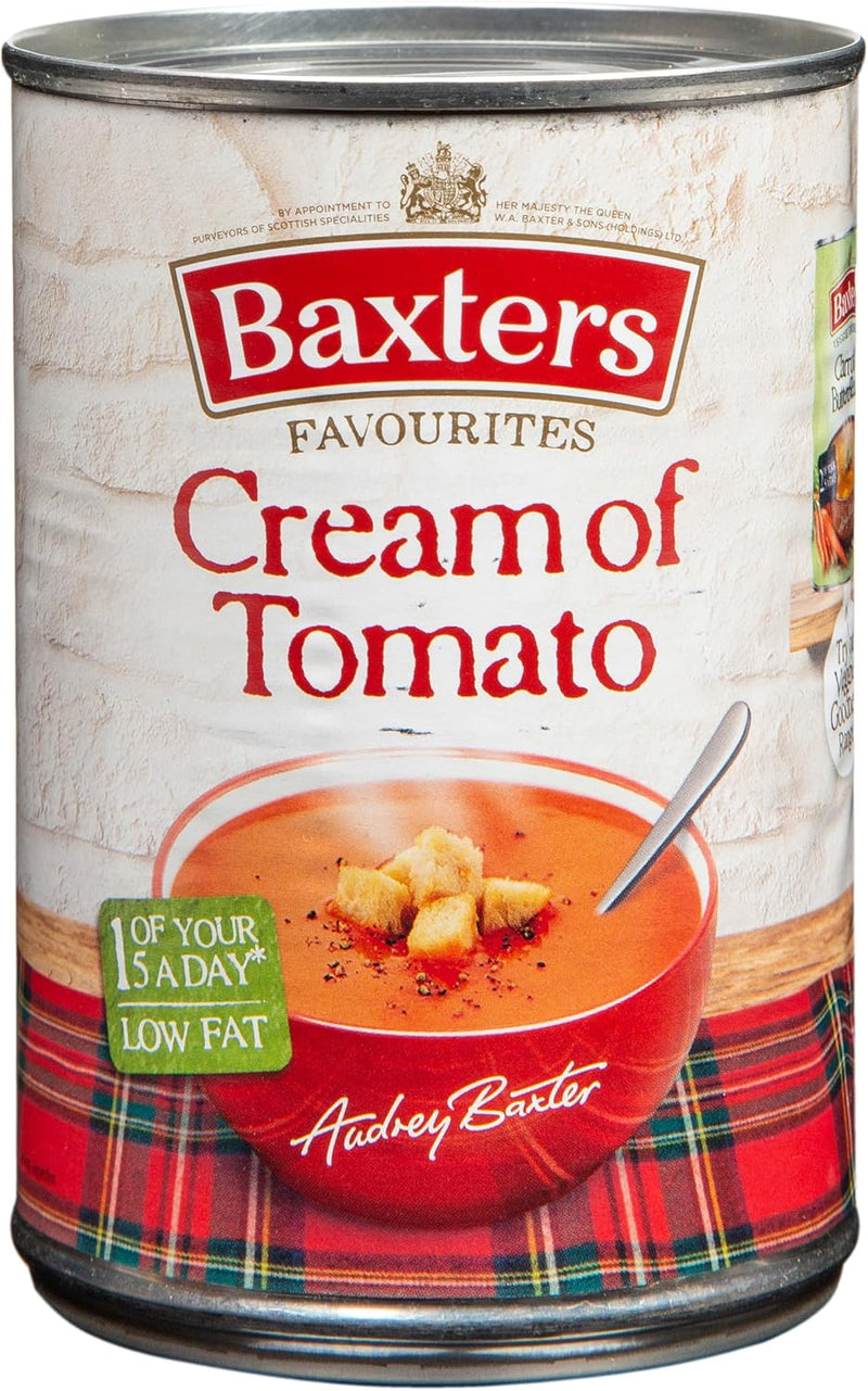 Baxters Favourites Cream of Tomato Soup Pack of 12x400g