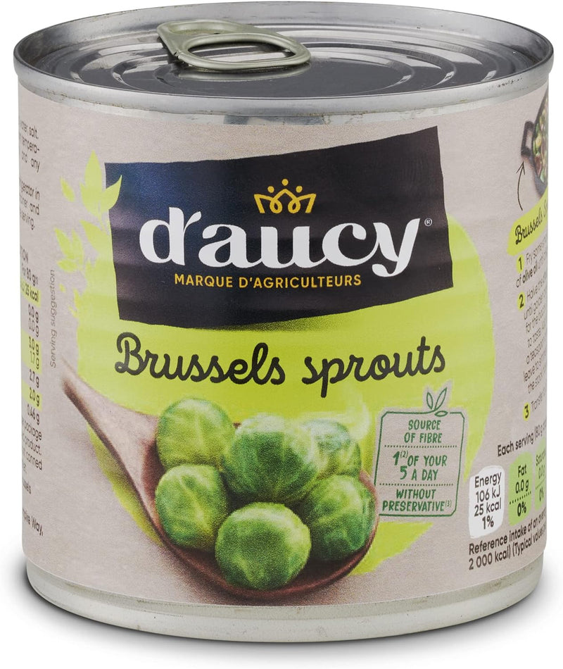 D'aucy Brussel Sprouts Pack of 6x400 g