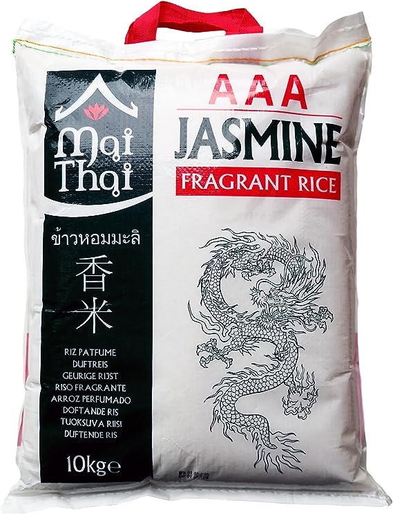 Mai Thai "AAA"  Fragrant Jasmine Rice Pack of 10kg