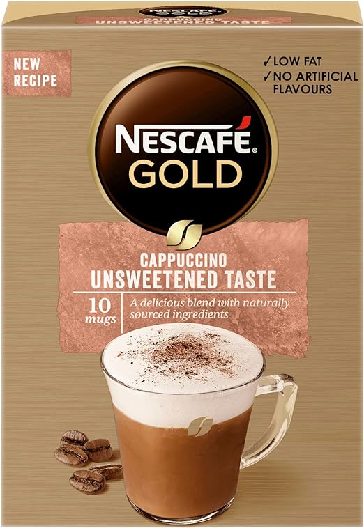 NESCAFÉ Gold Cappuccino Unsweetened Coffee 6 x8 Sachets