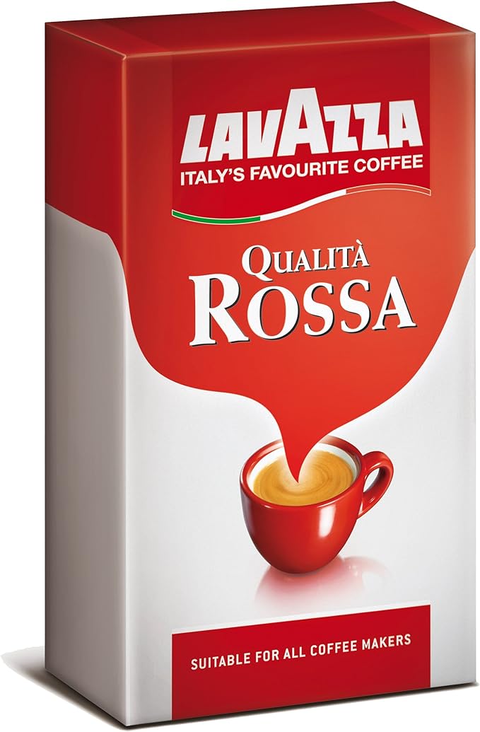 Lavazza Qualità Rossa Ground Coffee Espresso Pack of 500 g