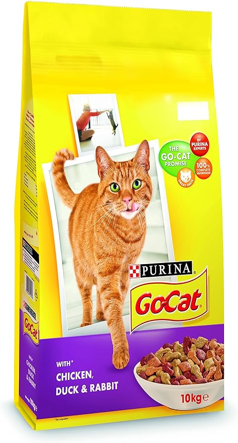 Go-Cat Dry Cat Adult Food Chicken and Duck Dry Cat Food, 10 kg