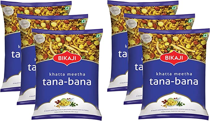 Bikaji Khatta Meetha (Tana Bana) 6 X  200g