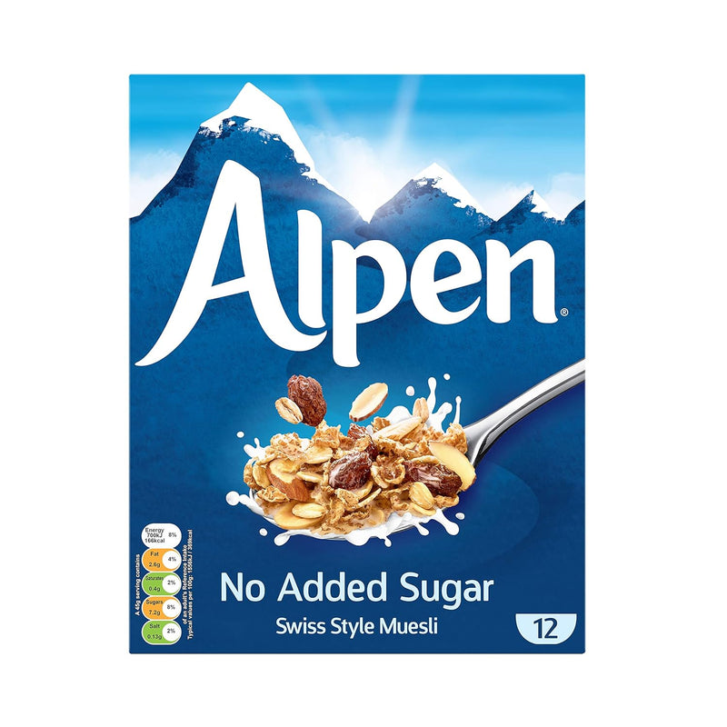 Alpen No Added Sugar Muesli Pack of 6x550g