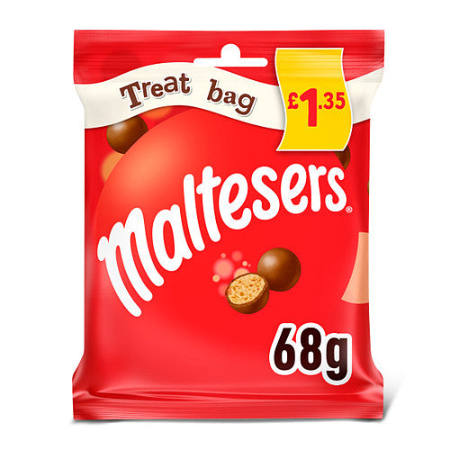 Maltesers Milk Chocolate & Honeycomb Bites Treat Bag Pack of 24x68g