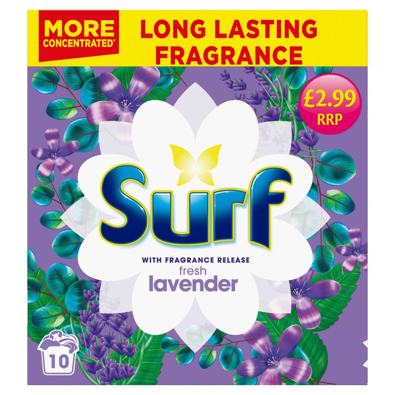 Surf Laundry Detergent Powder Pack of 10w