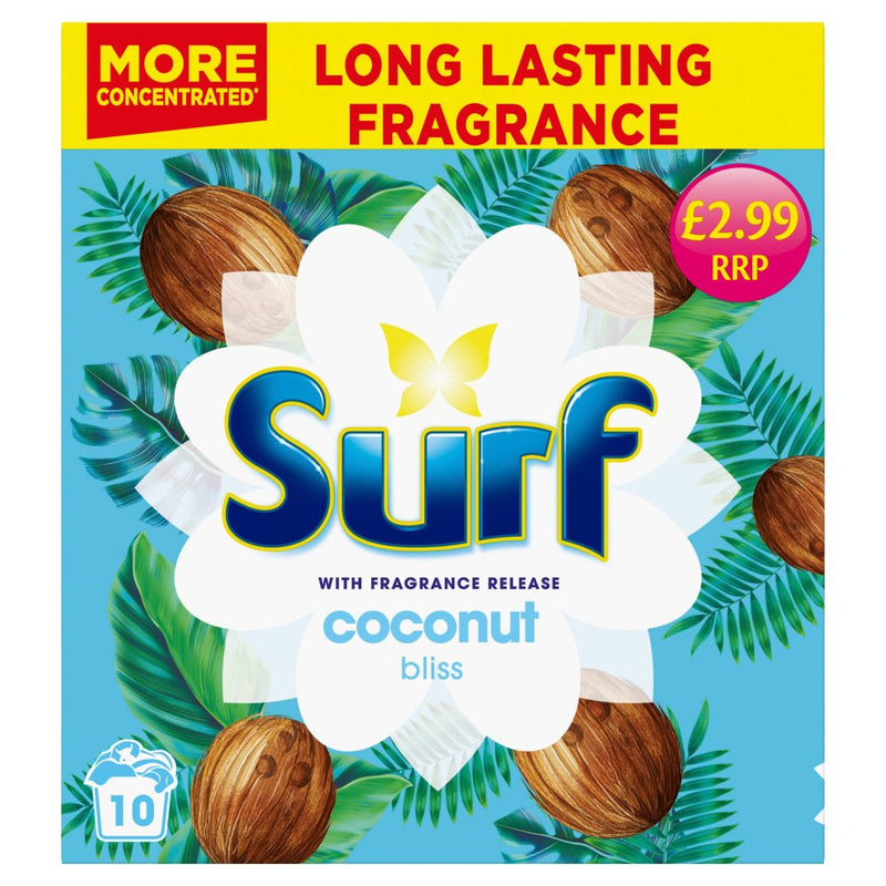 Surf Laundry Detergent Powder Pack of 10w