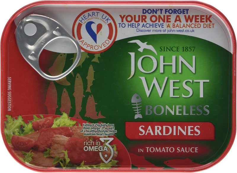 John West Sardines in Spicy Tomato Sauce Pack of 12x120g