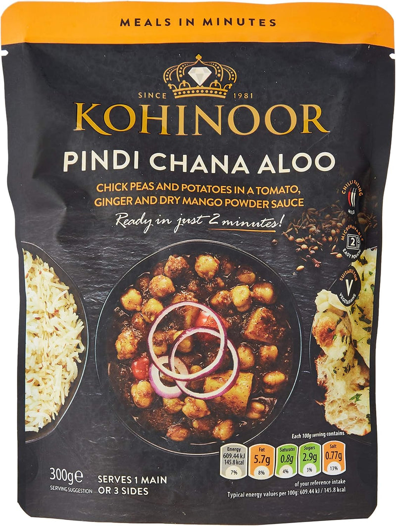 Kohinoor Pindi Chana Aloo Pack of 6x300g