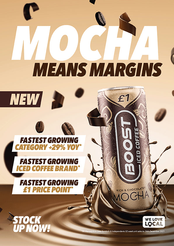 Boost Iced Coffee Mocha Pack of 12 x 250 ml