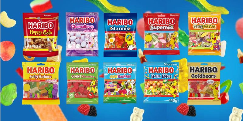 Haribo full box of sharing bags Pack of 12x140g