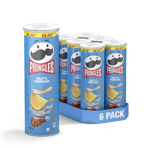 Pringles Salt & Vinegar Pack of 165 g