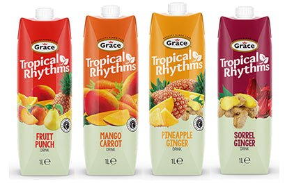 Grace Tropical Rhythms Fruit Flavoured Drink Pack of 1ltr