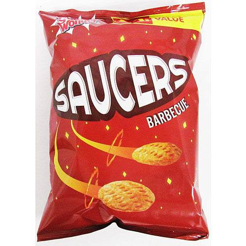 Golden Wonder Saucers BBQ Crisps Pack of 18x40g