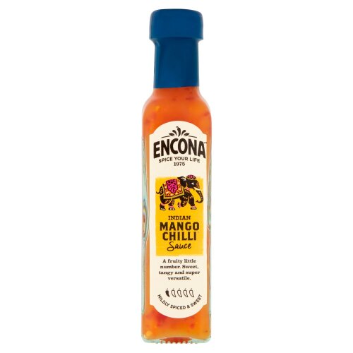 Encona Indian Mango Chilli Sauce Pack of 6x142ml