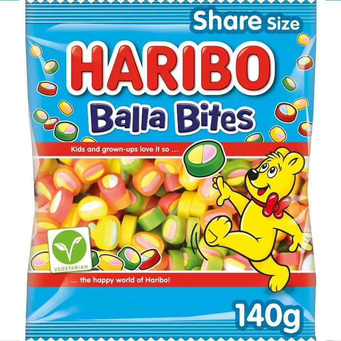 Haribo full box of sharing bags Pack of 12x140g