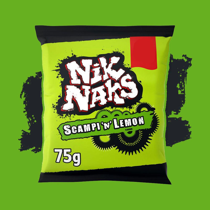 Nik Naks Scampi 'n Lemon 20x75g