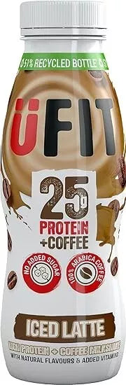 UFit 25g Iced Latte Flavour 10x 330ml (Best Before :- 16/2/2025)