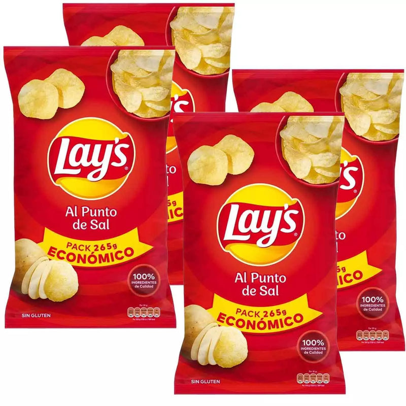 Lays Salted Pack of 4x265g