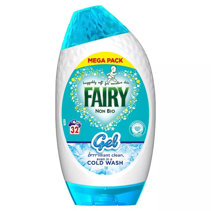 Fairy Non Bio Washing Liquid Gel available in Two diffrent Pack