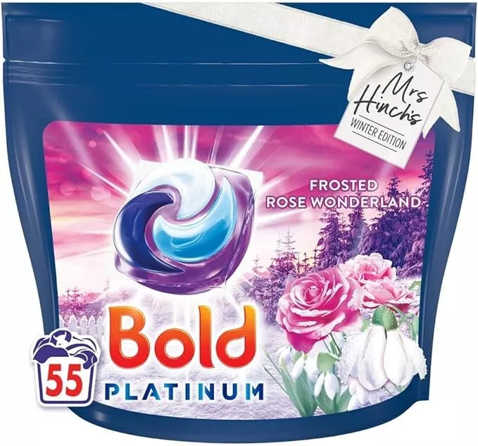 Bold Platinum Pods Mrs Hinch Edition Frosted Rose Wonderland Scent Pack of 55Wc