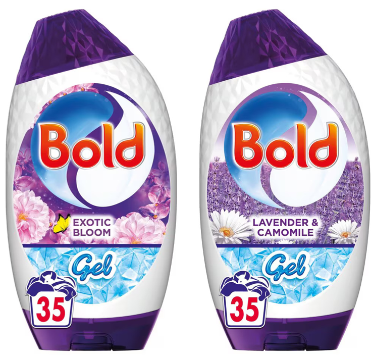 Bold 2in1 Washing Liquid Gel Pack of 6 x 35 Washes, 1.225ml