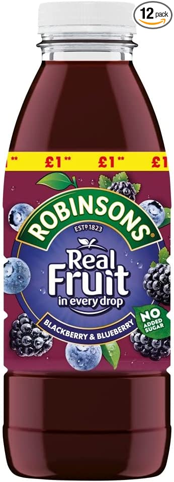 Robinsons Ready To Drink Blackberry & Blueberry Juice Drink PMP 500ml