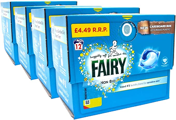 Fairy Non-bio pods original  Pack of 12wash