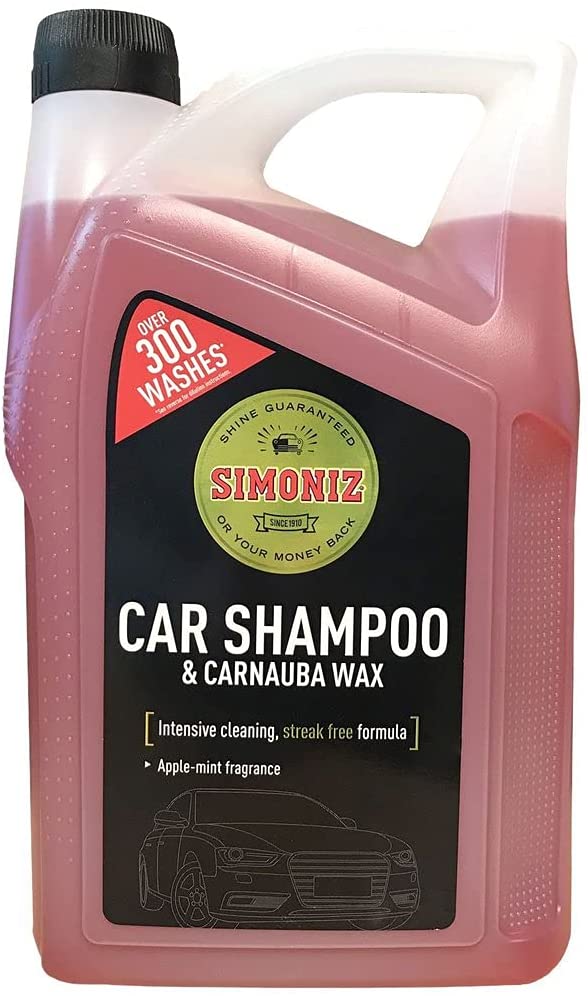 Simoniz Car Shampoo with Carnbuba Wax Pack of 5 Litre