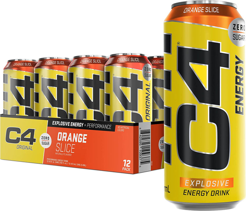 C4 Performance Energy Drinks Orange Slice 12X500ml
