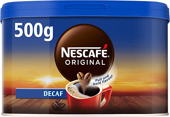 Nescafe Original Decaff Instant Coffee Granules Pack of 500g