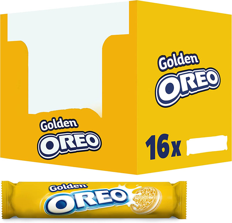 Oreo Golden Vanilla Sandwich Biscuits Pack of 16 x154 g