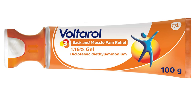 Voltarol Back & Muscle Pain Relief 1.16% Gel with No Mess Applicator, 100 g